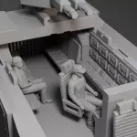 Aliens APC and 4 Figure Set - 1:35