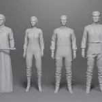 Superman: The Movie - Phantom Zone - 5 Piece Set - 1:24