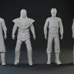 Ghostbusters - 10 Piece Set - 1:24 1:18