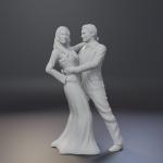 THE ADDAMS FAMILY - Mortica and Gomez - 1:24