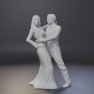 THE ADDAMS FAMILY - Mortica and Gomez - 1:24