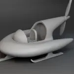 Jonny Quest Snow Skimmer Race Jonny Hadji - BONUS Bandit Figure 3D Printed 1:35