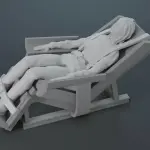 Lost In Space Jupiter 2 - Lower-Level 5 Piece Seat Set - Polar Lights or 1:35