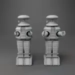 Lost in Space Robot Arms IN or OUT 3D Print Pick 1