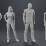 Fast and Furious - Set 1 - Deckard Roman Tej Letty Dom Mia Han Brian - 1:24 1:18