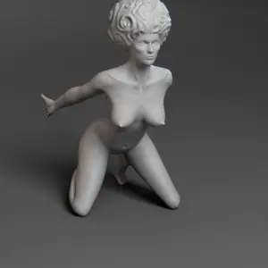 A CLOCKWORK ORANGE MILK MAIDEN BAR FIGURE