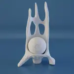 Lost In Space Invaders from the 5th Dimension Alien Figures Landscape 3D print 1:35