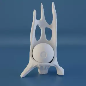 Lost In Space Invaders from the 5th Dimension Alien Figures Landscape 3D print 1:35