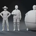 Willy Wonka and the Chocolate Factory - 10 Figure Set - 1:24