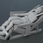 Lost In Space Jupiter 2 - Lower-Level 5 Piece Seat Set - Polar Lights or 1:35