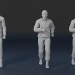 Six Million Dollar Man - Maskatron - Bigfoot - 6 Figure Set