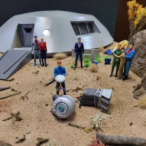 Lost In Space - Mr. Nobody Ending Episode Scene - 9 Figure Set - 1:24