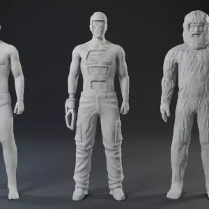 Six Million Dollar Man - Maskatron - Bigfoot - 6 Figure Set