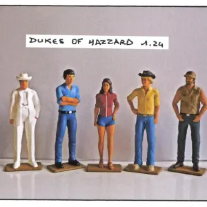 Dukes of Hazard - 7 Figure Set - 1:24 1:18