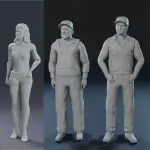 Dukes of Hazard - 7 Figure Set - 1:24 1:18