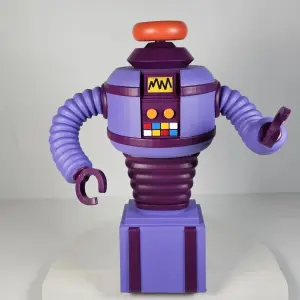 Lost In Space ANIMATED CARTOON ROBOT 3D Printed 12"