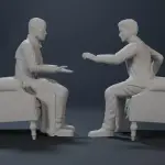 The Matrix Movie Figures Neo and Morpheus Red Pill or Blue Pill - 1:35