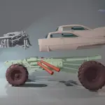 The GIGAHORSE MAD MAX 3D Printed 1:24 Scale Multiple Parts