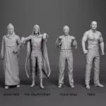 Doc Savage - 12 Figure Set - 1:18 (4")