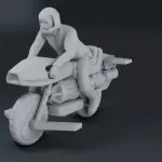Battlestar Galactica 1980 - 2 Turbine Motorcycles Set - Apollo Starbuck