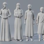 Lost in Space - Night-Time Attire - 7 figure Set - 1:34 1:24