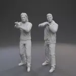 SUPERNATURAL - DEAN and SAM - 4 Figure Set - 1:24