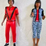Michael Jackson Ola Ray - Thriller - 4 Figure Set 1:24 1:18