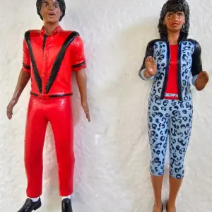 Michael Jackson Ola Ray - Thriller - 4 Figure Set 1:24 1:18