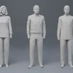 SHADO UFO - 18 Figure Set - 1:48 1:24