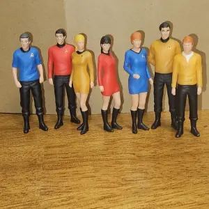 What IF Lost In Space crossover Star Trek - 7 Figure Set 3D Print 1:24 John Don