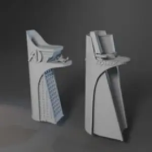 Share Marvel Avengers Stark Tower and Avengers Tower with 2 Quinjets 6 inches 3D print