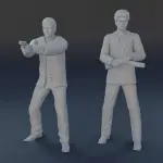 MIAMI VICE - Sonny Ricardo GINA TRUDY - 10 Figure Set - 1:24