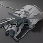 Planet of the Apes Beneath Icarus - Launch or Crash Base with 2 figures