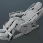 Lost In Space Jupiter 2 - Lower-Level 5 Piece Seat Set - Polar Lights or 1:35