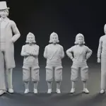 Willy Wonka and the Chocolate Factory - 10 Figure Set - 1:24