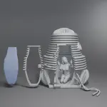 The Fly - 6 Piece Set - Transport Machine - 1:24
