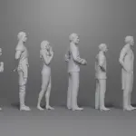 Doc Savage - 8 Figure Set - 1:18