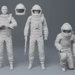 SHADO UFO - 18 Figure Set - 1:48 1:24