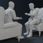 The Matrix Movie Figures Neo and Morpheus Red Pill or Blue Pill - 1:35