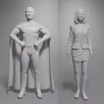 Lois and Clark: The New Adventures of Superman -1:24 - 2 Figure Set