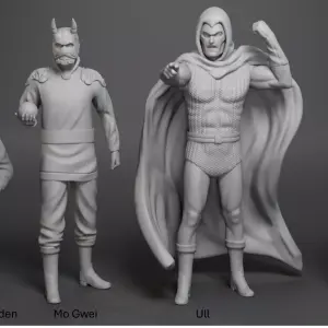 Doc Savage - 12 Figure Set - 1:18 (4")