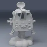 Lost In Space Play-COOL J2 Landed Robinsons Robot Dr Smith Chariot Space Pod 10"