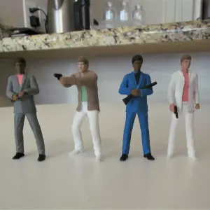 MIAMI VICE - Sonny Ricardo GINA TRUDY - 10 Figure Set - 1:24