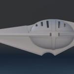 SMALLVILLE SHIP with BABY KAL-EL INFANT - 4 inches long