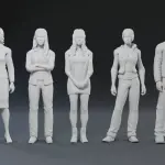 LOST - TV SHOW CAST Collection - 46 Figures - 1:24 1:18