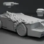 Aliens APC w 10 Colonial Marines Ripley Newt Bonus Hicks Hudson 3D Print w Flame