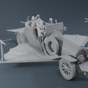 Chitty Chitty Bang Bang Car with 4 Figures