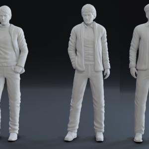 Starsky - Hutch - Huggie Bear - Dobey 1:18 1:24 - 4 Figure Set 3D Printed