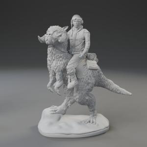 Star Wars - Luke Skywalker and Taun Taun : 1:24