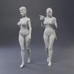 James Bond 007 - Honey Ryder and Jinx - 2 Figure Set - 1:18